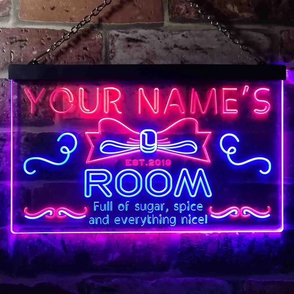 Personalized Room Dual LED Neon Light Sign